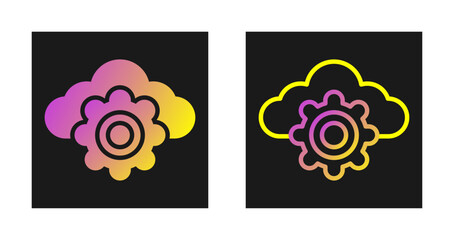 Cloud Computing Vector Icon