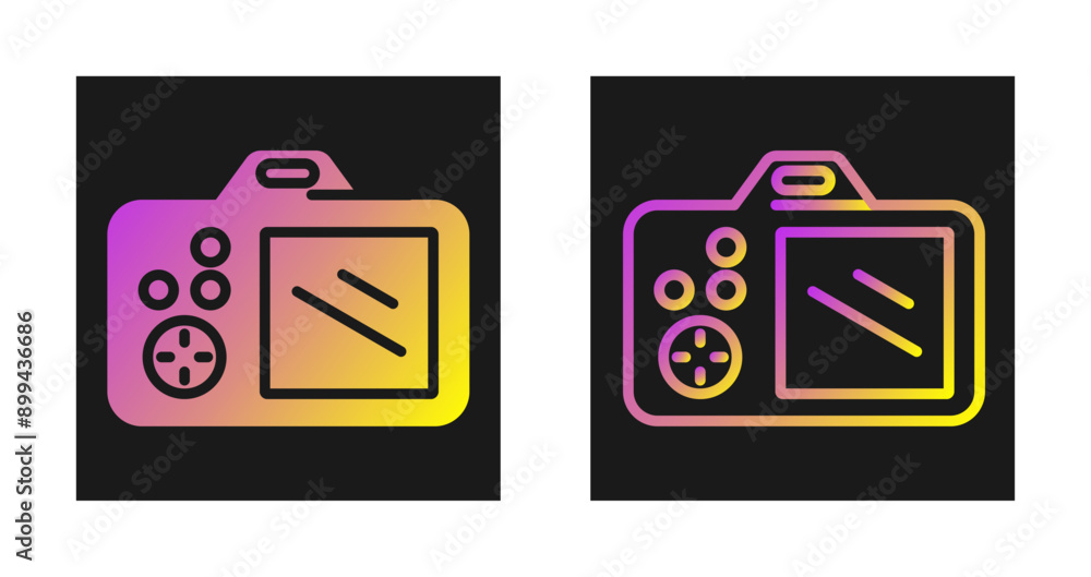 Wall mural Dslr Camera Vector Icon