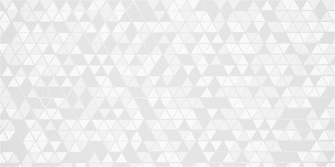 	
Vector geometric seamless technology gray and white triangle background. Abstract digital grid light pattern white Polygon Mosaic triangle Background, business and corporate background.