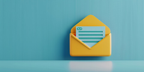 Billing Statement A bill icon with an email notification