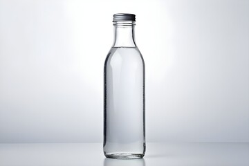 Clear Glass Bottle with Water
