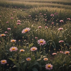 들판위 이름없는 꽃