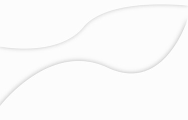 Wavy White Abstract Background.