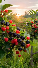 Obraz premium berries on the bush