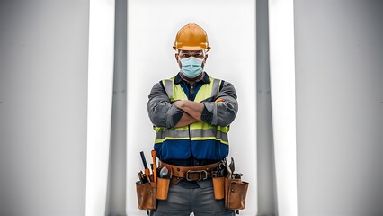 Fototapeta premium Construction Laborer 