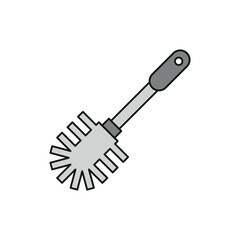 Toilet brushes icon vector design templates simple and modern