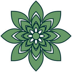 Abstract flower icon