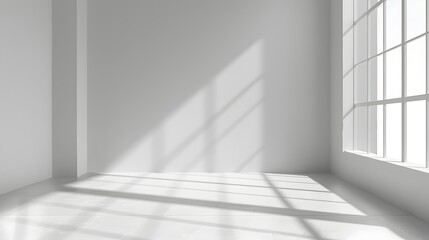 Fototapeta premium Bright and Clean White Space for Professional Product Photography and Presentation
