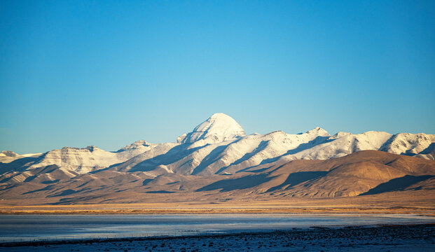 the sunrise of Mt. Kailash