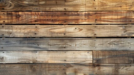 Naklejka premium Weathered brown hardwood plank wall with rough textured surface wood texture background 