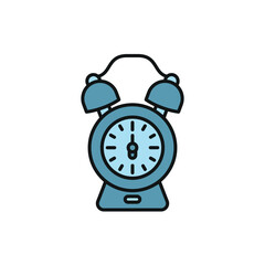 Alarm clock icon vector design templates simple and modern