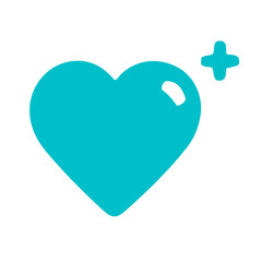 Obraz premium Healthy heart shape. Heart illustration. Heart element.