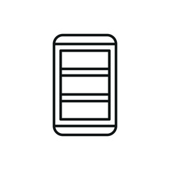 Book shelf icon vector design templates simple and modern