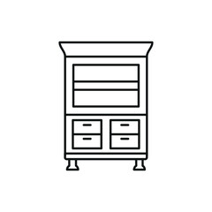 Book shelf icon vector design templates simple and modern