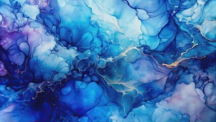 Indigo and navy blue alcohol ink texture abstract, alcohol ink, indigo, navy blue, texture, abstract, CGI, VFX, SFX, vibrant