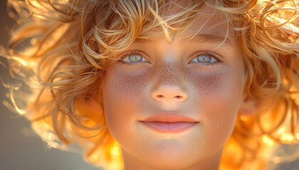 portrait of a happy children 