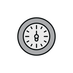 Clock icon vector design templates simple and modern