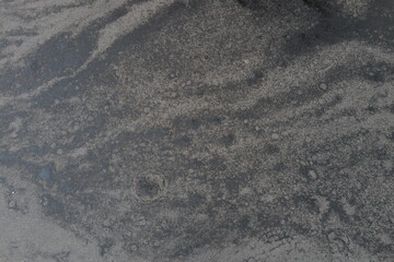 Grey background on the ground