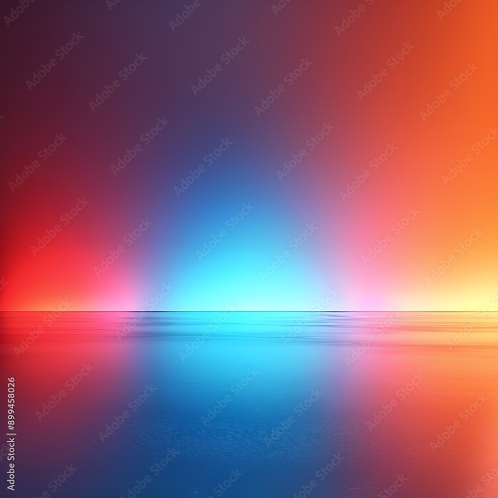Poster vibrant neon gradient backdrop for product presentation and branding concepts