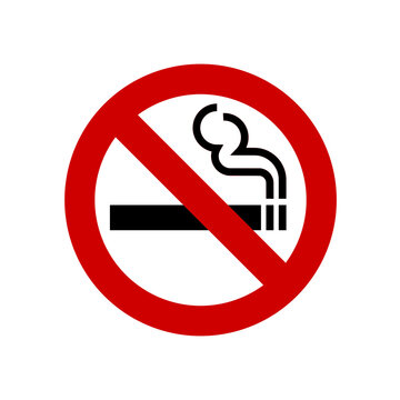 No smoking sign, Forbidden sign, no smoking area