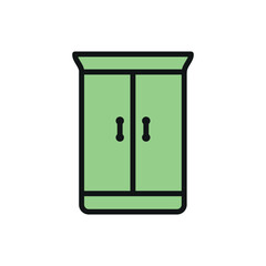 Cupboard icon vector design templates simple and modern