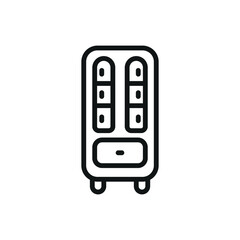 Cupboard icon vector design templates simple and modern