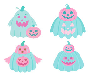 cute halloween pastel