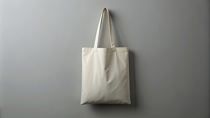 Empty tote bag mockup with blank canvas for customization, tote bag, mockup, empty, customizable, canvas, design, blank
