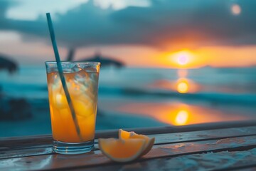 cocktail at the beach