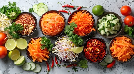 Fresh Ingredients for Thai Cuisine