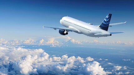 Obraz premium Sleek Avion Aircraft in Flight