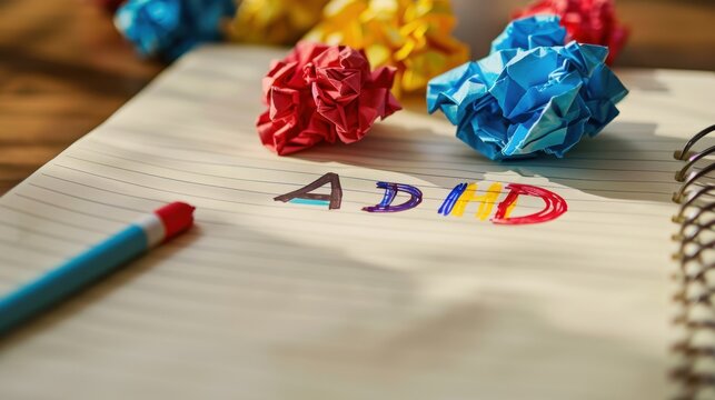 The ADHD Written in Crayons