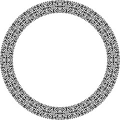 Abstract mandala pattern.Geometric shape.Unusual flower shape.Design for a wallpaper, shirt ,tile,Henna, Mehndi,  Decorative ornament in ethnic oriental style.