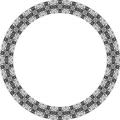 Abstract mandala pattern.Geometric shape.Unusual flower shape.Design for a wallpaper, shirt ,tile,Henna, Mehndi,  Decorative ornament in ethnic oriental style.