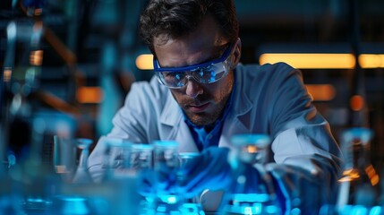 A chemist conducting a titration experiment