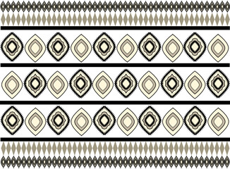 Geometric Ethnic Oriental Seamless Pattern Traditional Design Background, Carpet, Wallpaper, Clothing, Wrapping, Batik, Fabric, Vector, Illsutration, Embroidery Style