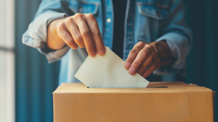 hand putting a ballot into a ballot box, oting, election, ballot box, presidential election