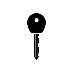 Key icon vector. Lock iluustartion sign. Closed symbol or logo.