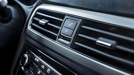 Car Interior Air Conditioning Control Panel Design Features Controls Buttons