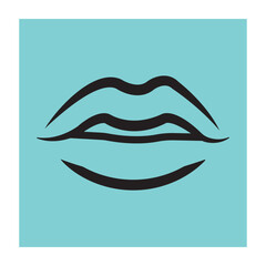 lips icon design