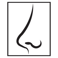 nose icon design