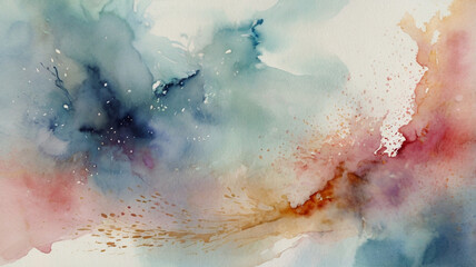 abstract watercolor hand painted background