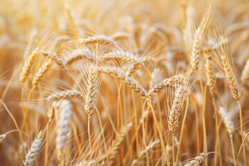 Fototapeta premium a field of golden wheat