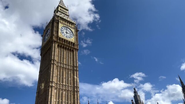 A Shot of Big Ben located in Palace of Westminster at London,United Kingdom
