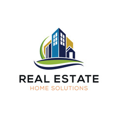 Fototapeta premium Building real estate logo design