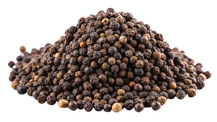 Healthy spice Black pepper on transparent background