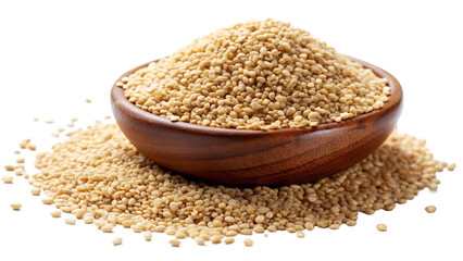 Healthy spice Sesame seed on transparent background