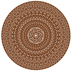 Signs and symbols. Circle pattern lotus or flower mandala art design. beauty, fashion, geometry, colorful, vintage, tradition, classic, dco, cycle.