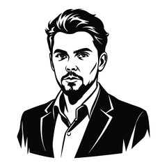 Business Man Avatar Vector Icon