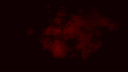 Naklejka premium Abstract red dark grunge background vector. Brush stroked painting. Strokes of paint. Brushed Painted Abstract Background.